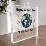 Happy Mothers Day Gift For Mum Plaque Mum Gifts From Daughter