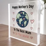 Happy Mothers Day Gift For Mum Plaque Mum Gifts From Daughter