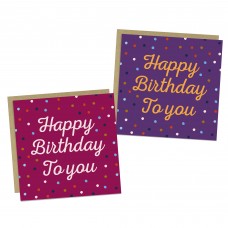 Birthday Cards For Her Pack of 2 Card Pack 145x145mm Cards