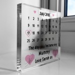 Personalised Day You Became My Mummy Gift from Daughter Son Baby