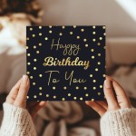 Birthday Card For Him Her With Envelope Polka Dot Happy Birthday