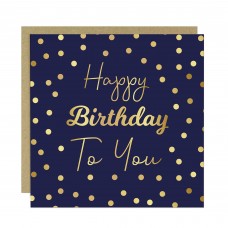 Birthday Card With Envelope Polka Dot Happy Birthday To You