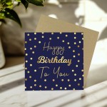 Birthday Card With Envelope Polka Dot Happy Birthday To You
