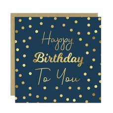Square Birthday Card With Envelope Happy Birthday To You