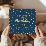 Square Birthday Card With Envelope Happy Birthday To You
