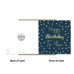 Square Birthday Card With Envelope Happy Birthday To You