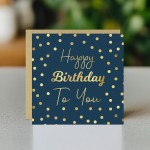 Square Birthday Card With Envelope Happy Birthday To You