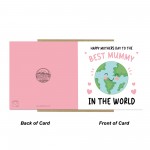 Mothers Day Card For Best Mummy Square Card With Envelope