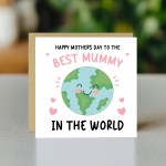 Mothers Day Card For Best Mummy Square Card With Envelope