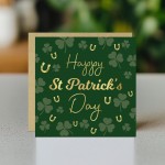 Happy St Patrick's Day Irish Cards with Shamrock for Mum Dad