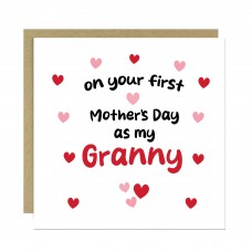 1st Mothers Day Card For Granny Mothers Day Card With Envelope