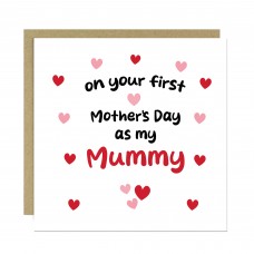 1st Mothers Day Card For MUMMY Mothers Day Card With Envelope