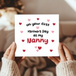 1st Mothers Day Card For Nanny Mothers Day Card With Envelope