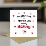 1st Mothers Day Card For Nanny Mothers Day Card With Envelope