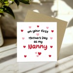 1st Mothers Day Card For Nanny Mothers Day Card With Envelope