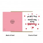 1st Mothers Day Card For Nanny Mothers Day Card With Envelope