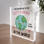 Happy Mothers Day Gift For Nanny Personalised NANNY Gift