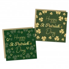 St Patricks Day Card Pack of 2 Happy St Patricks Day For Family