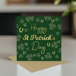 St Patricks Day Card Pack of 2 Happy St Patricks Day For Family