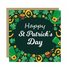 St Patricks Day Card Irish Shamrock for Best Friend, Husband