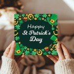 St Patricks Day Card Irish Shamrock for Best Friend, Husband