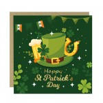 Pack of 2 St Patricks Day Greeting Cards and Craft Envelopes