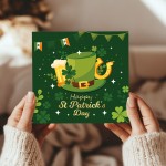 Pack of 2 St Patricks Day Greeting Cards and Craft Envelopes