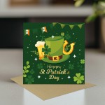 Pack of 2 St Patricks Day Greeting Cards and Craft Envelopes