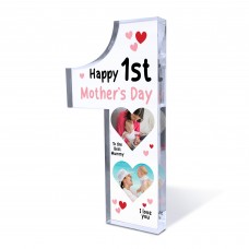 Personalised Happy 1st Mothers Day Gift Photo Plaque New Mummy