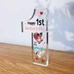 Personalised Happy 1st Mothers Day Gift Photo Plaque New Mummy