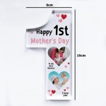 Personalised Happy 1st Mothers Day Gift Photo Plaque New Mummy