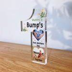 Mum Gift From Bump For Mothers Day Personalised Mum Photo Plaque