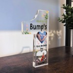 Mum Gift From Bump For Mothers Day Personalised Mum Photo Plaque