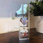 Mum Gift From Bump For Mothers Day Personalised Mum Photo Plaque