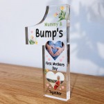 Mum Gift From Bump For Mothers Day Personalised Mum Photo Plaque