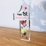 Personalised 1st Mothers Day Gift Photo Plaque Gift For Nanny