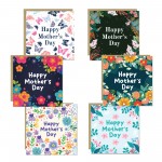 Mothers Day Card Pack of 18 Assorted Cards For Mother's Day Mum 