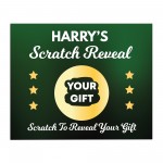 Personalised Scratch Reveal Surprise Card For Son Brother Dad