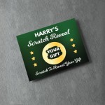 Personalised Scratch Reveal Surprise Card For Son Brother Dad