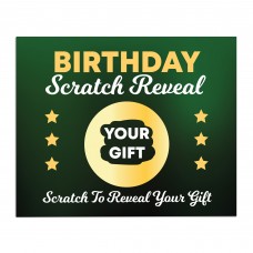 Birthday Personalised Scratch Card Gift Reveal For Son Brother