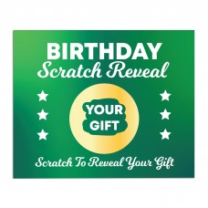 Birthday Scratch Card Personalised Gift Reveal For Men Boys Son