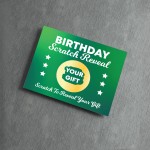 Birthday Scratch Card Personalised Gift Reveal For Men Boys Son