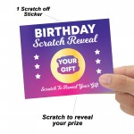 Birthday Scratch Card Personalised Gift Reveal For Friends Girls