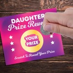 Daughter Scratch Card Gift Reveal Birthday Daughter Card 