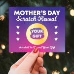 Mothers Day Scratch Card Personalised Gift Reveal For Mum Card