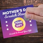 Mothers Day Scratch Card Personalised Gift Reveal For Mum Card