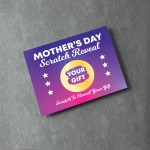 Mothers Day Scratch Card Personalised Gift Reveal For Mum Card