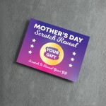 Mothers Day Scratch Card Personalised Gift Reveal For Mum Card