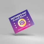Mothers Day Scratch Card Personalised Gift Reveal For Mum Card