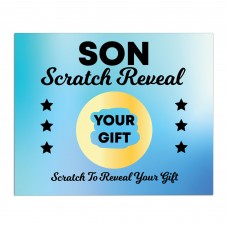 Son Scratch Card Gift Reveal For Birthday Son Card Scratch off